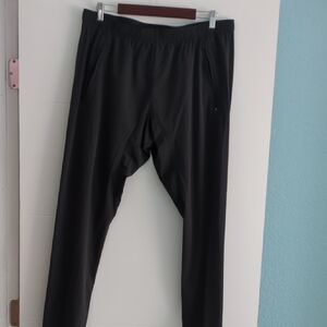 Paskho Lightweight Utility Outdoor Athleasure Travel Unisex Black Pants Sz L